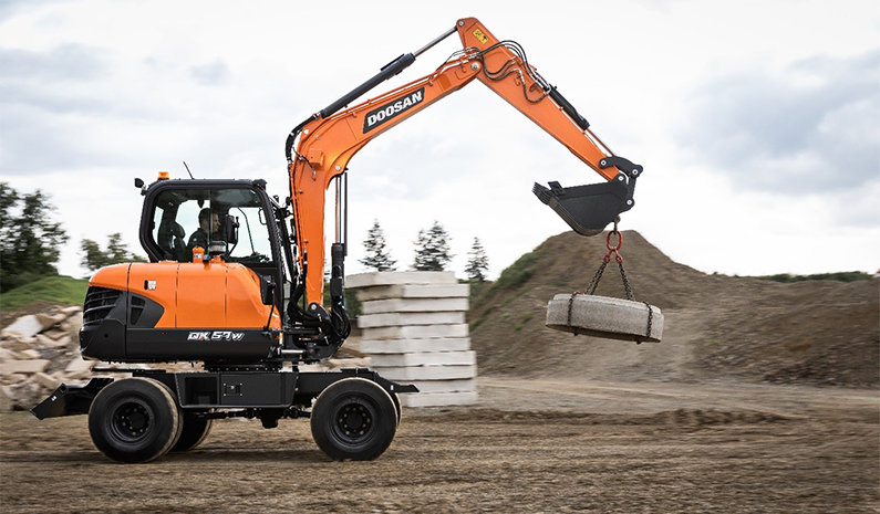 New DX57W-7 Stage V Wheeled Excavator is Launched